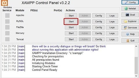 Cara membuat database Mysql dengan XAMPP melalui Command prompt (Cmd)