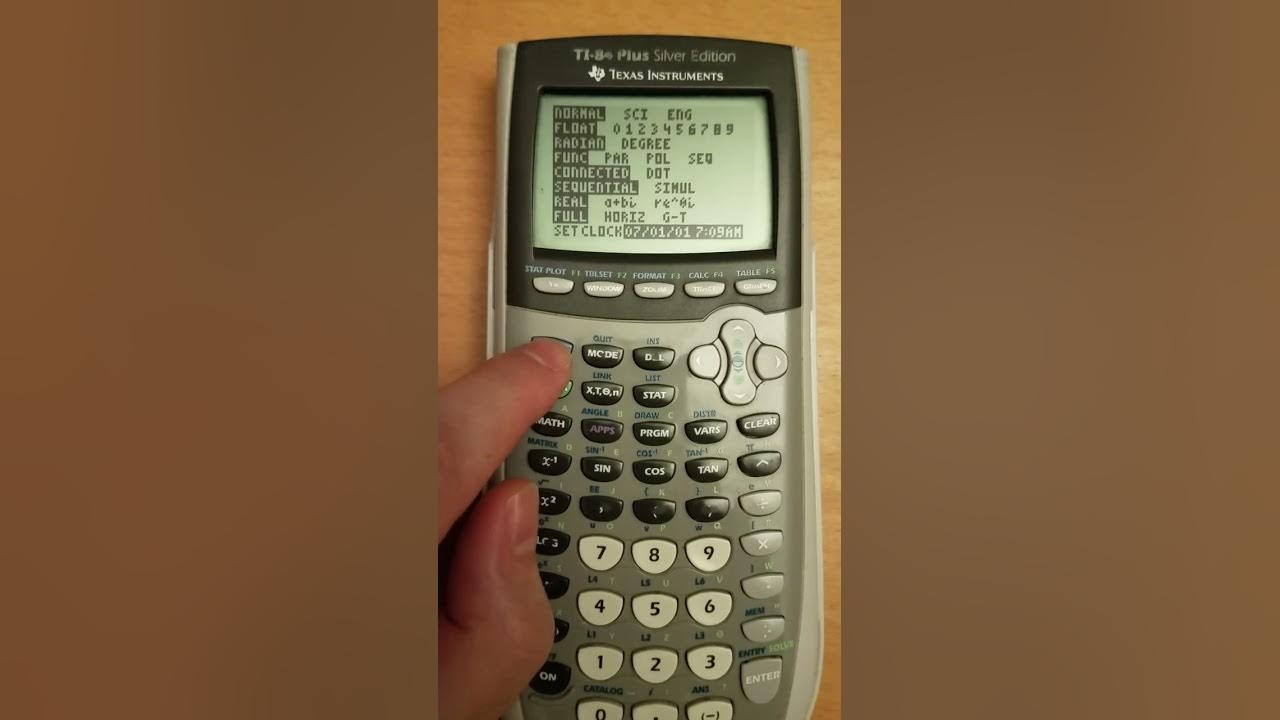 03 What MODE settings mean on TI 84 YouTube