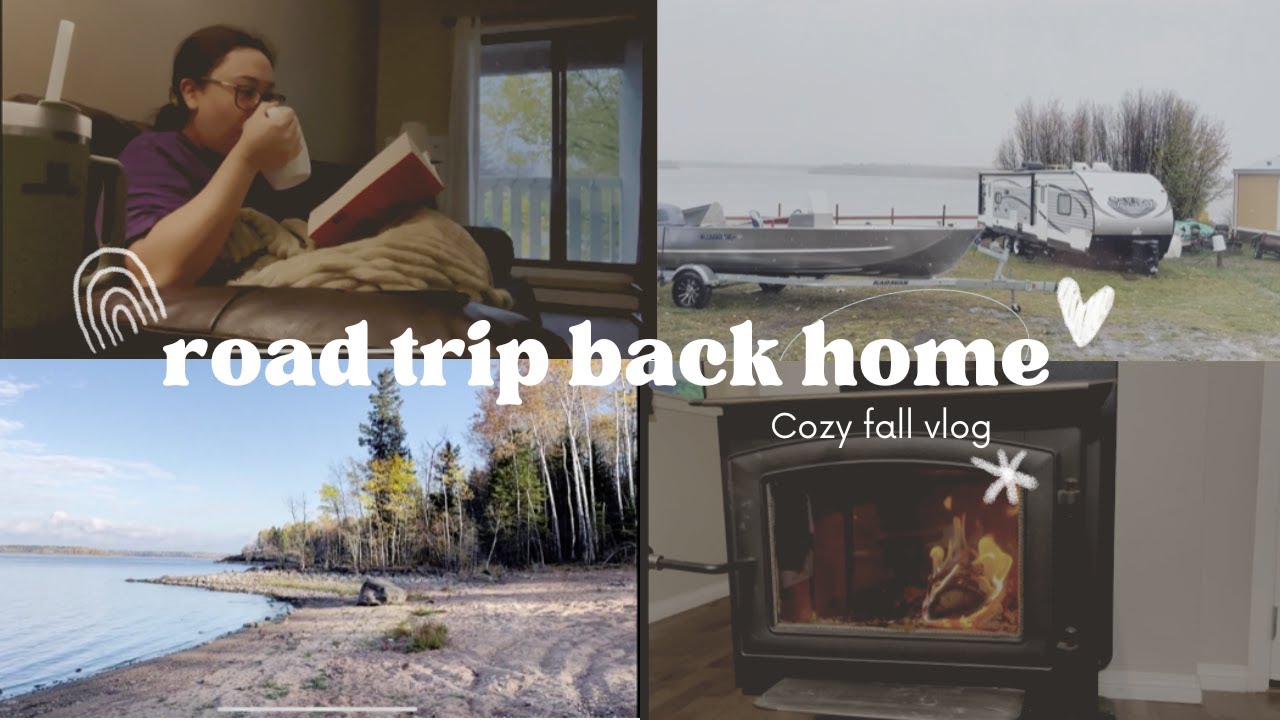 road trip back home | a cozy fall vlog - YouTube