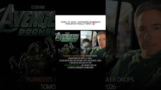 Avengers Doomsday Full Trailer Coming April 16 2026 Russo Brothers Return For December 18 Release