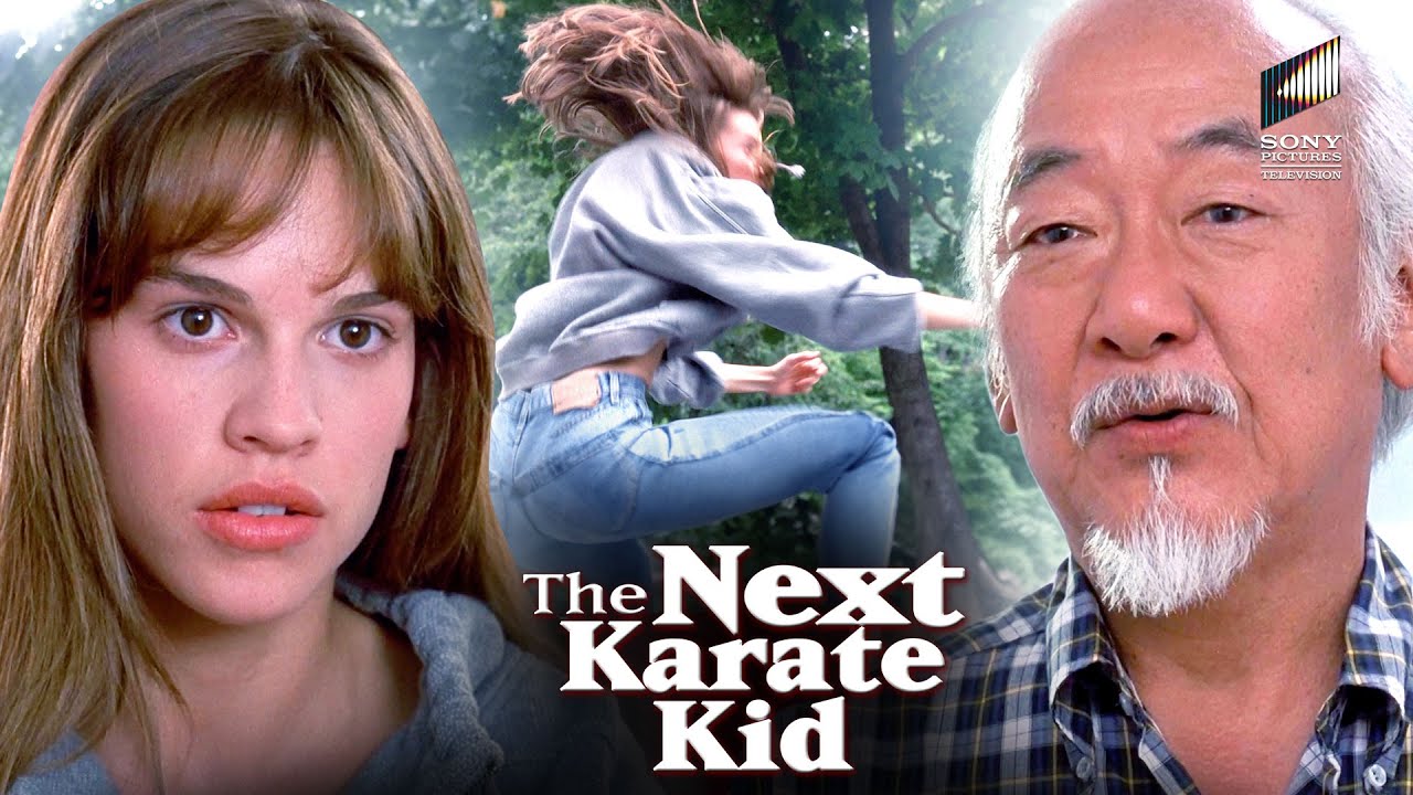 Mr. Miyagi is Shocked Seeing Julie Jump! | The Next Karate Kid (1994)