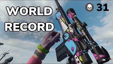 31 Kills SNIPING ONLY in Cold War Search and Destroy (World Record)