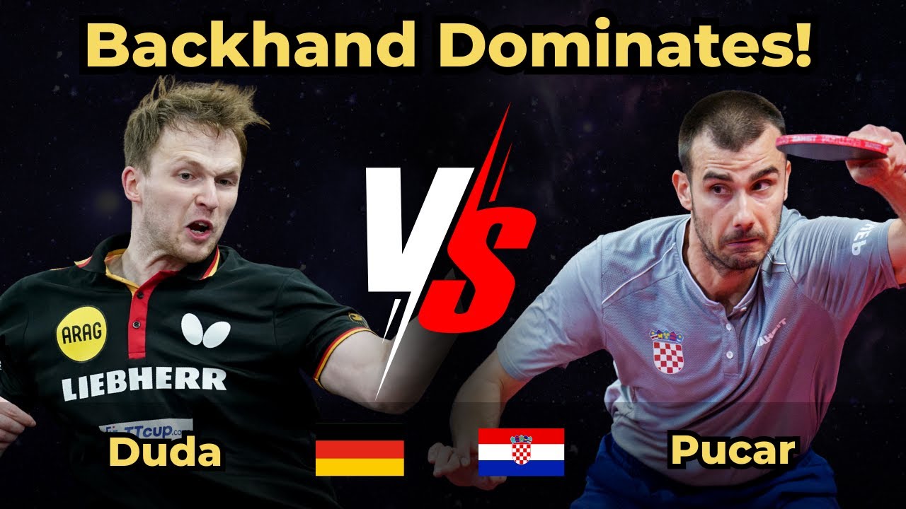 European Clash! Backhand Dominates!｜Benedikt Duda vs Tomislav Pucar ｜WTT Macau Champions