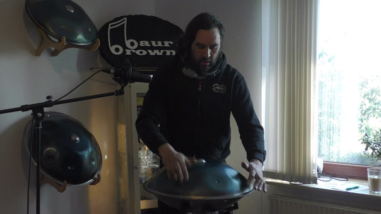 Handpan C-Moll Pentatonic Bluesteel
