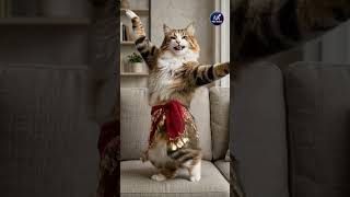 شيك شك شوك 😍😂#ai #cat #dance #viral #funny