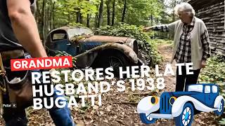 The Forgotten Bugatti: A Widow’s 20-Year Promise to Bring It Back to Life