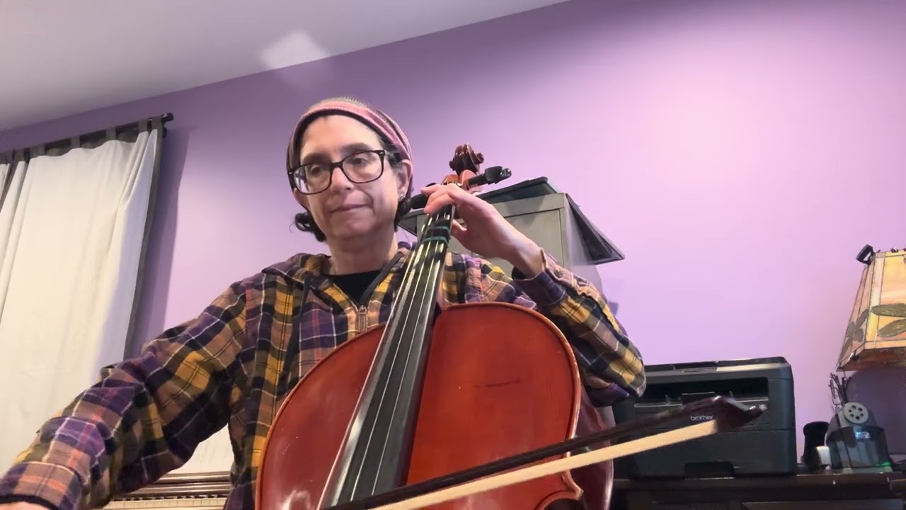 Wellerman - cello slow practice video