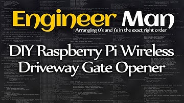 DIY Raspberry Pi Wireless Driveway Gate Opener