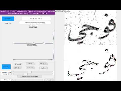 IMAGE ENHANCEMENT SYSTEM OF RESTORATION OLD JAWI MALAY MANUSCRIPTS USING FUZZY LOGIC (FUZIES)