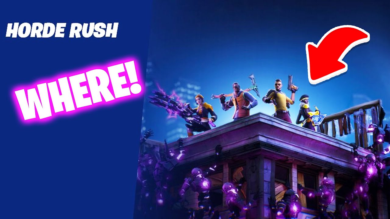 Where is Horde Rush Fortnite Chapter 4 season 4 - YouTube