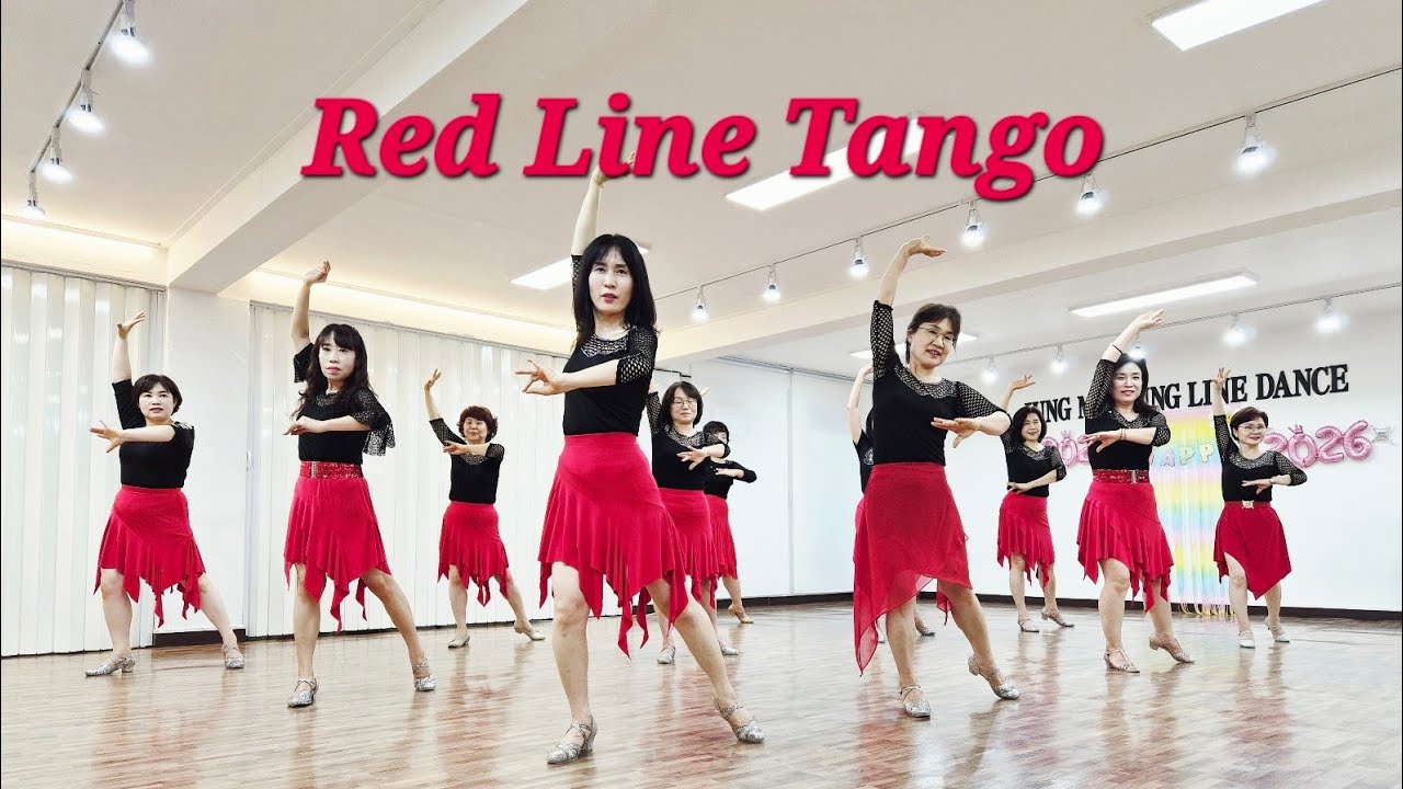 Red Line Tango (레드 라인 탱고) Line Dance#정미영의라인댄스#화곡역3번출구#강서구라인댄스#나누리동호회#리뷰클래스#달빛라인동호회#아미고라인동호회