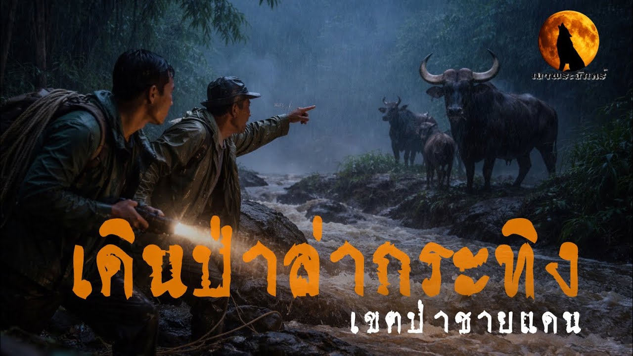 เดินป่าล่ากระทิงกับพรานหนู l เงาพระจันทร์#เรื่องลี้ลับ#เรื่องเล่า#เรื่องหลอน 