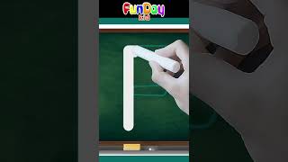 How to Write Letter F - Teaching Writing ABC for Preschool  Toddlers & Kids - FunDay Kid