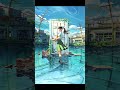 【すずめの戸締まり】映画ポスターを本気で描いてみた!【模写イラスト】#shorts
