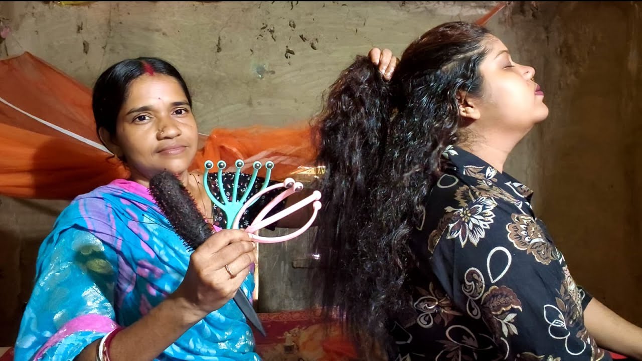 ASMR|| Head Massage Does My Sweet Moom (Relaxation) 💈🫶