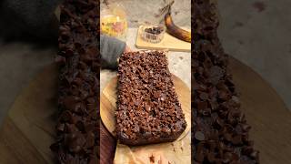 fluffy double chocolate banana bread 🤎🍫🍌 #chocolate #bananabread #recipe #bakingrecipes #baking
