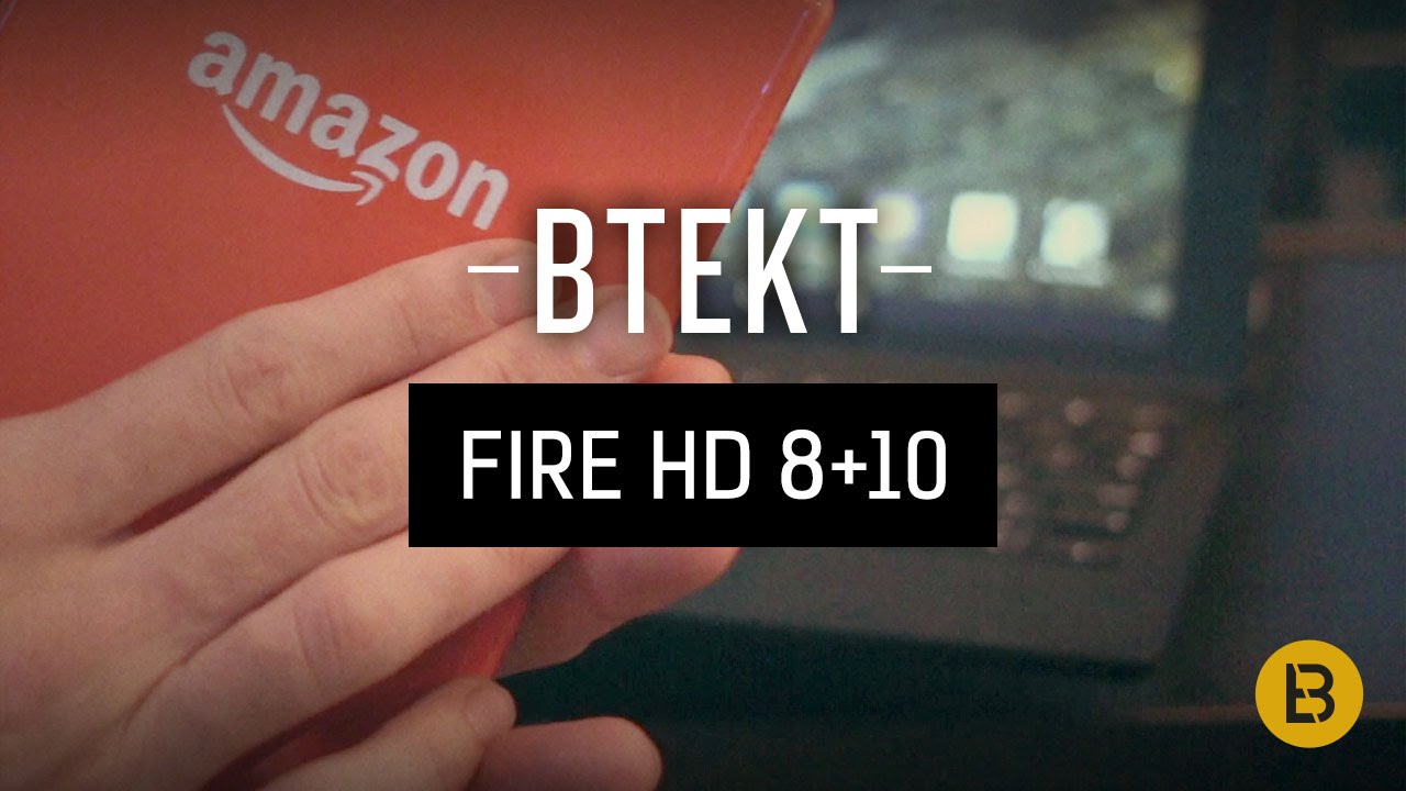 Amazon Fire HD 8, 10, keyboard dock hands-on