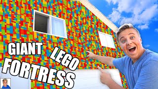 Ultimate Giant Lego Box Fort FORTRESS!