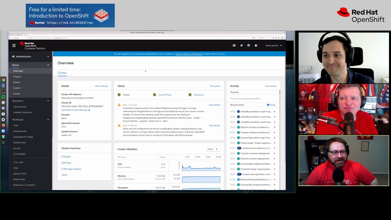 Red Hat OpenShift Twitch: Deploying and using OpenShift virtualization ...