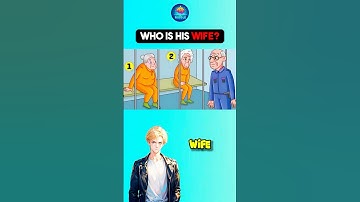 Who is his wife ? #riddlechallenge #logicpuzzles #riddleoftheday #enigma #brainteasers