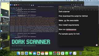Simple dork scanner in python