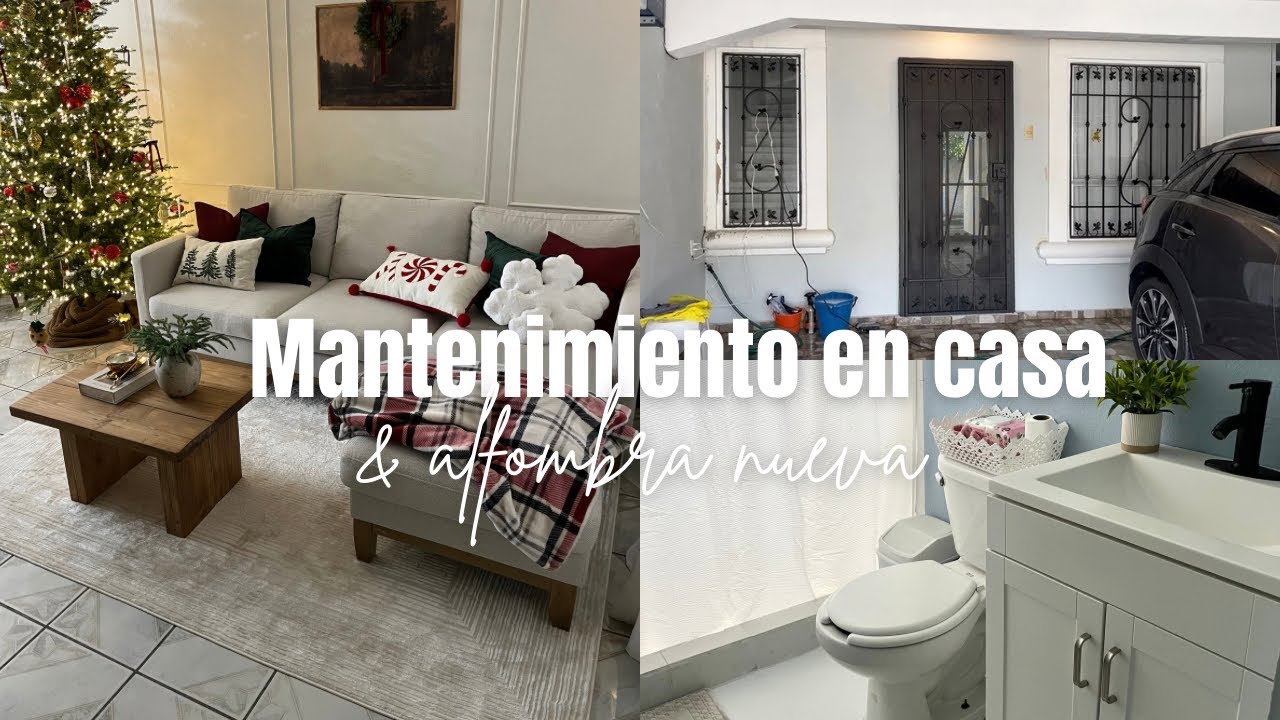 Días de mantenimiento en casa 🏠✨ || Nueva alfombra