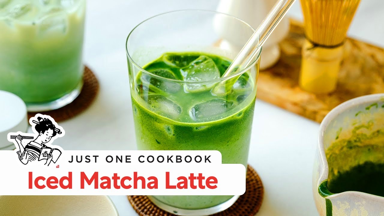 Matcha Latte (Video) 抹茶ラテ • Just One Cookbook