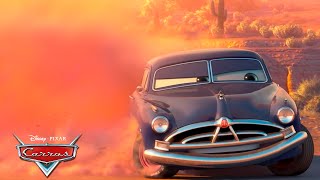 Doc Hudson Corre Por Willy's Butte | Pixar Carros | Português Brasil