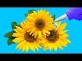 GIRASOLES EN FOAMY/ IDEA PARA EL DIA DE LA MADRE / CADUBANA