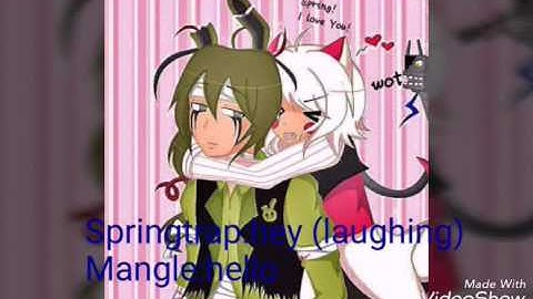 SpringtrapxMangle love story part 1