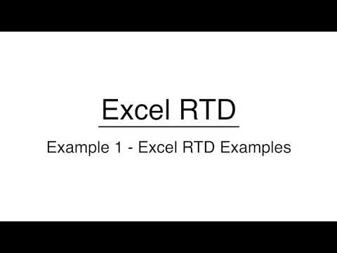 Excel RTD - MEX NexGen MT4 www.mexexchange.com