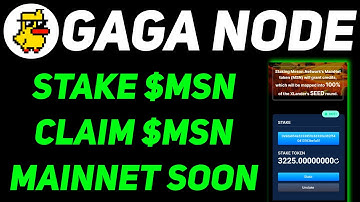 Gaga Node New Update | Gaga Node Meson Network MSN Token Stake | Meson Network Mainnet Update