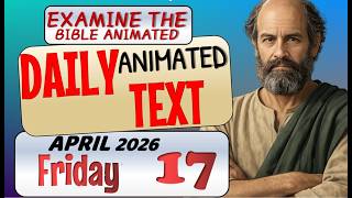Jw Daily Animated Text Do Not Be Misled Examine The Bible Animated