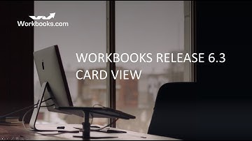 Workbooks - Setting up Card View
