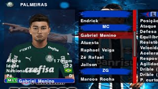 TESTANDO NOVOS CALL NAMES DO PALMEIRAS NA NARRAÇÃO LUIZ ROBERTO PARA PES PPSSPP