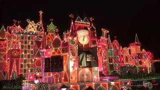 Its A Small World Holiday Clock Tower 2016 Disneyland Real
