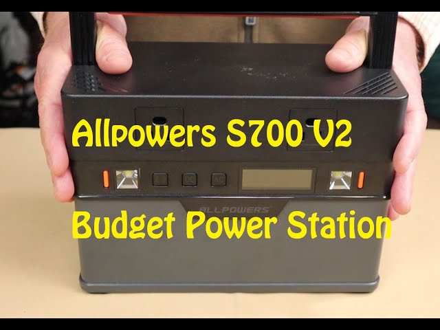 ALLPOWERS - Portable Power Station - 110V/220 V - 606Wh - Pure