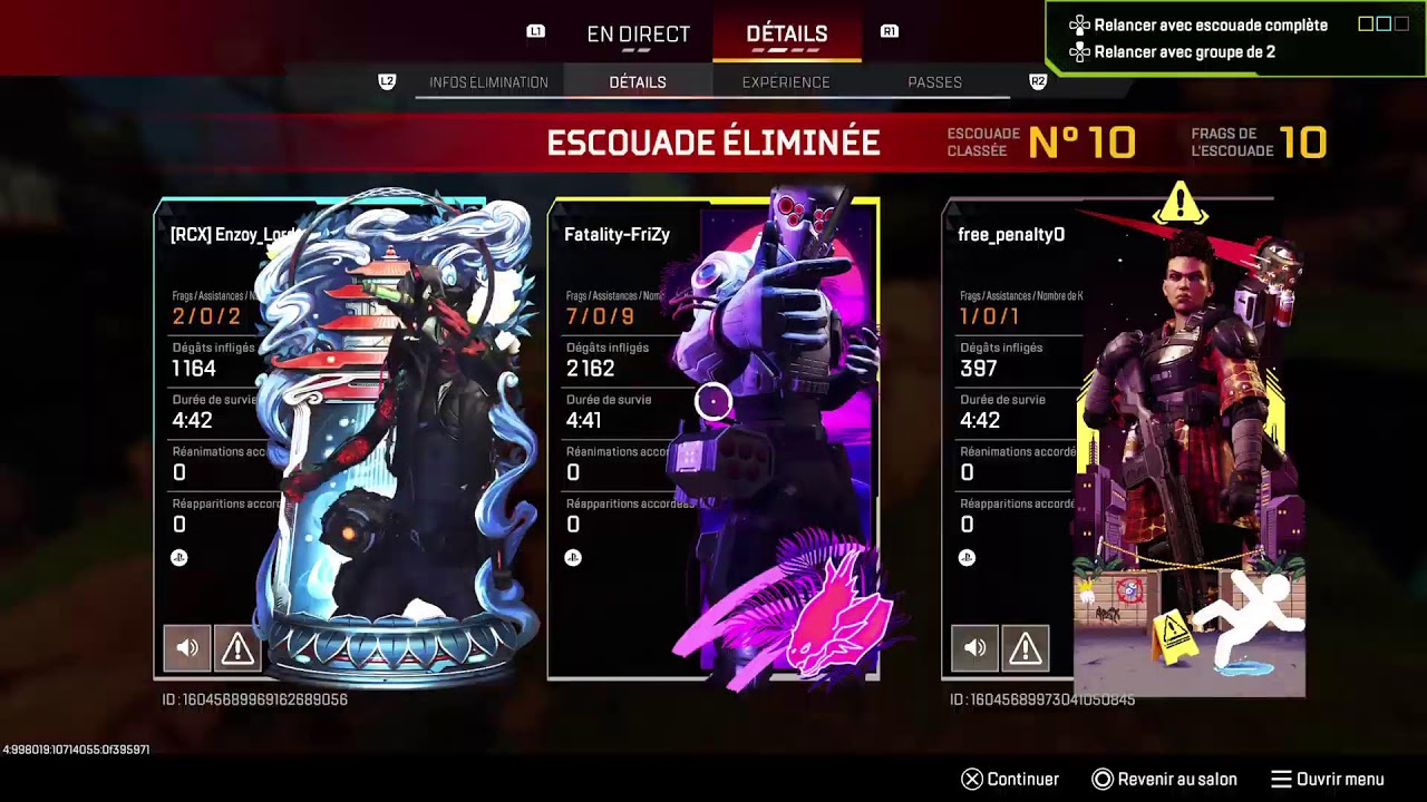 Rush kill octane/Apex Legends