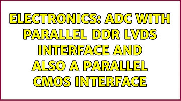 Electronics: ADC with parallel DDR LVDS interface and also a parallel CMOS interface