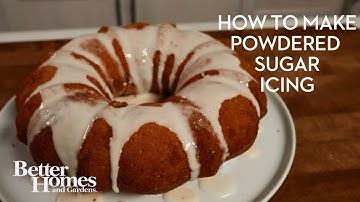 How to Make Powdered Sugar Icing