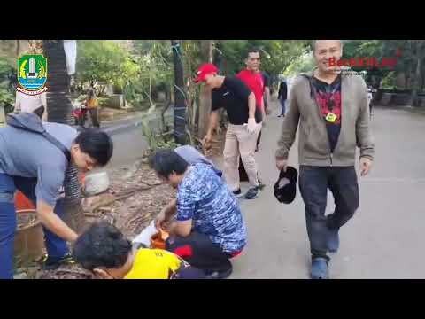 Aparatur Dinas Tenaga Kerja Kota Bekasi melaksanakan Kegiatan K3 dalam rangka World Clean up Day