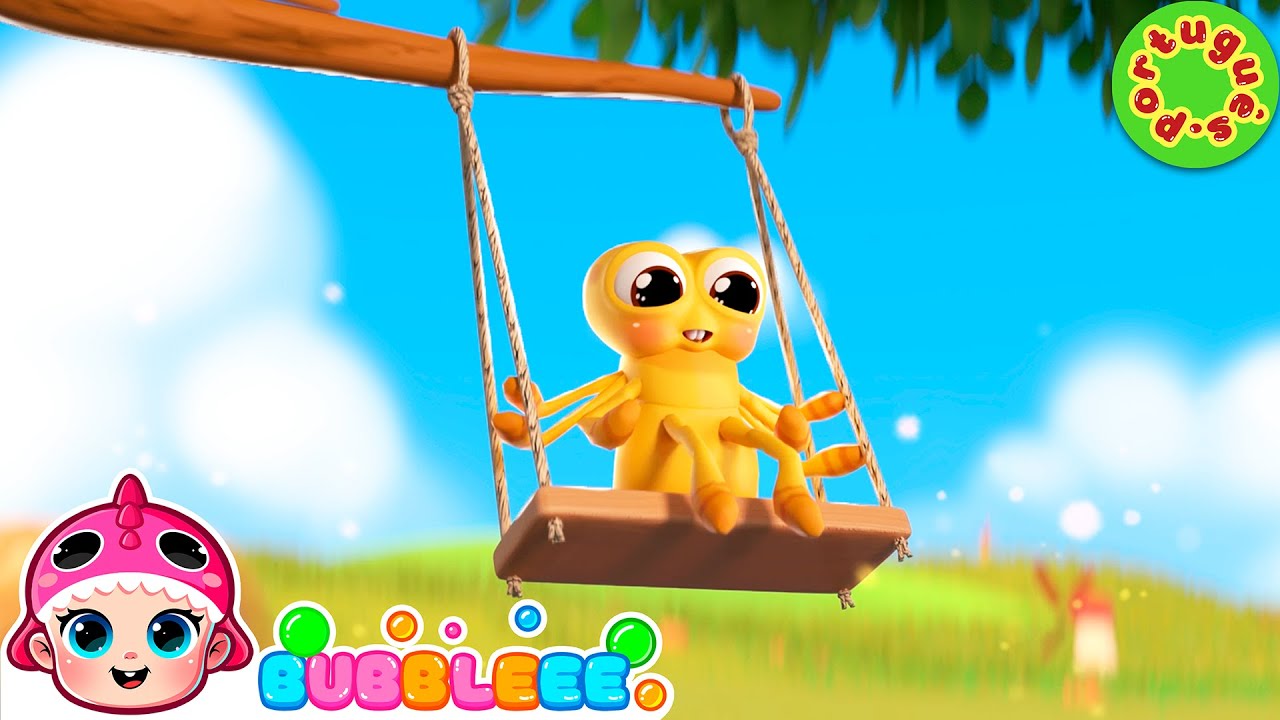 A Pequena Aranha 🕷️🌧️ | Bubbleee Canções Infantis 🐣🎶