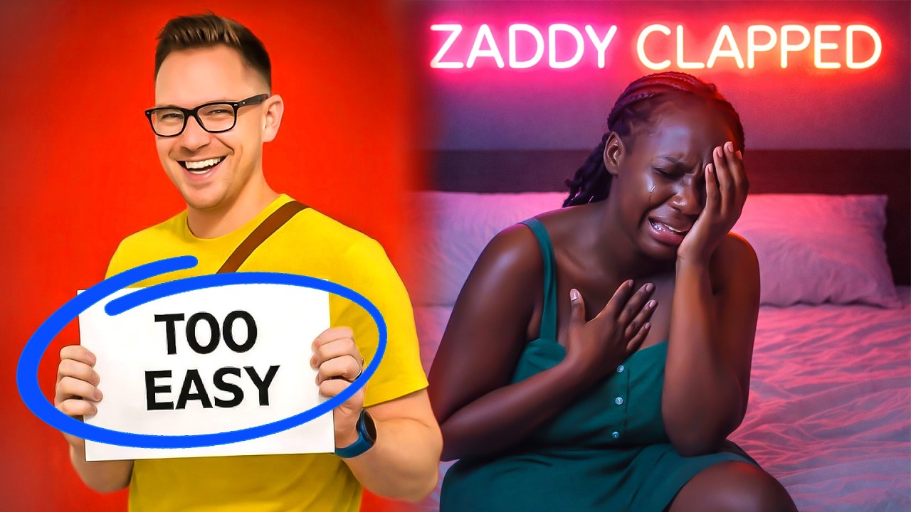 Русский мужчина показал, как легко хлопнуть африканца по щекам.