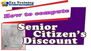 How to Compute Senior Citizen's Discount