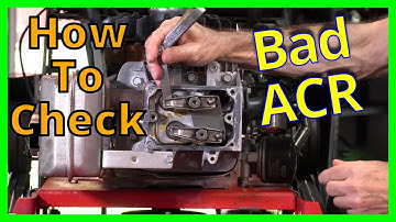 Briggs 17 5hp Intek No ACR  / How to Check Automatic Compression Release