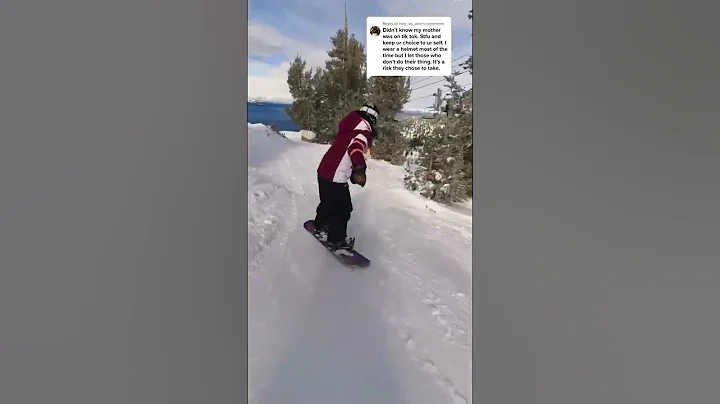 Dont be a meanie #snowboard  #snowboarding  #skiing
