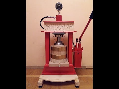 Отжим масла из тыквенных нечищеных семечек на маслопрессе "Живодар" давлением 40т