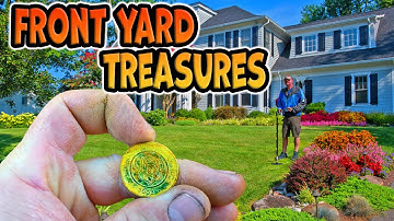 I Found Treasures In My Front Yard Metal Detecting!