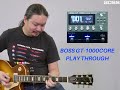 BOSS GT-1000CORE play through