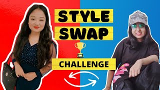 Style swap challenge with @flawlessashu